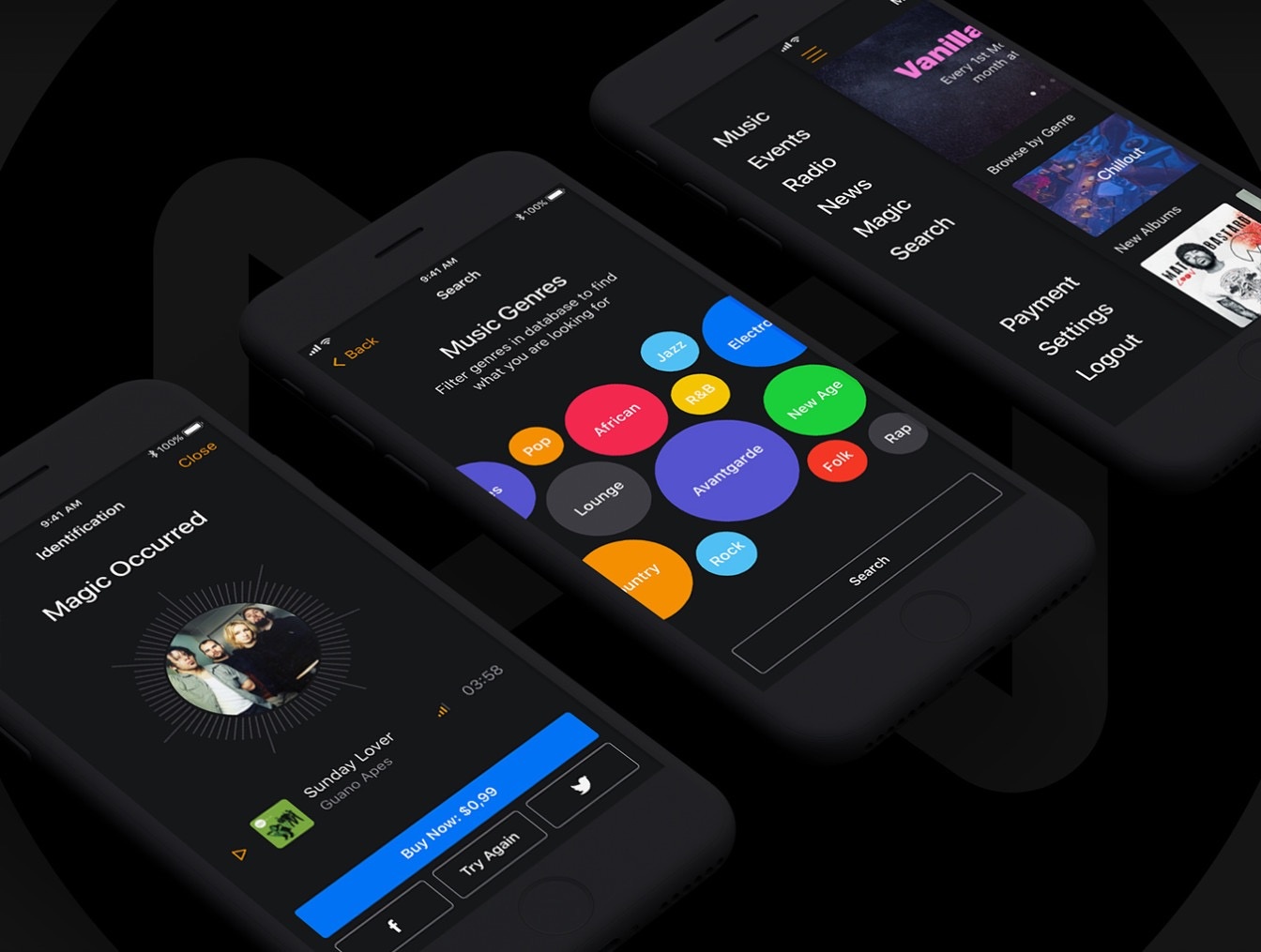酷黑超逼格的音乐APP UI KITS套装素材下载<Sketch XD PSD></a>” width=”1344″ height=”1015″ /> <a loading=