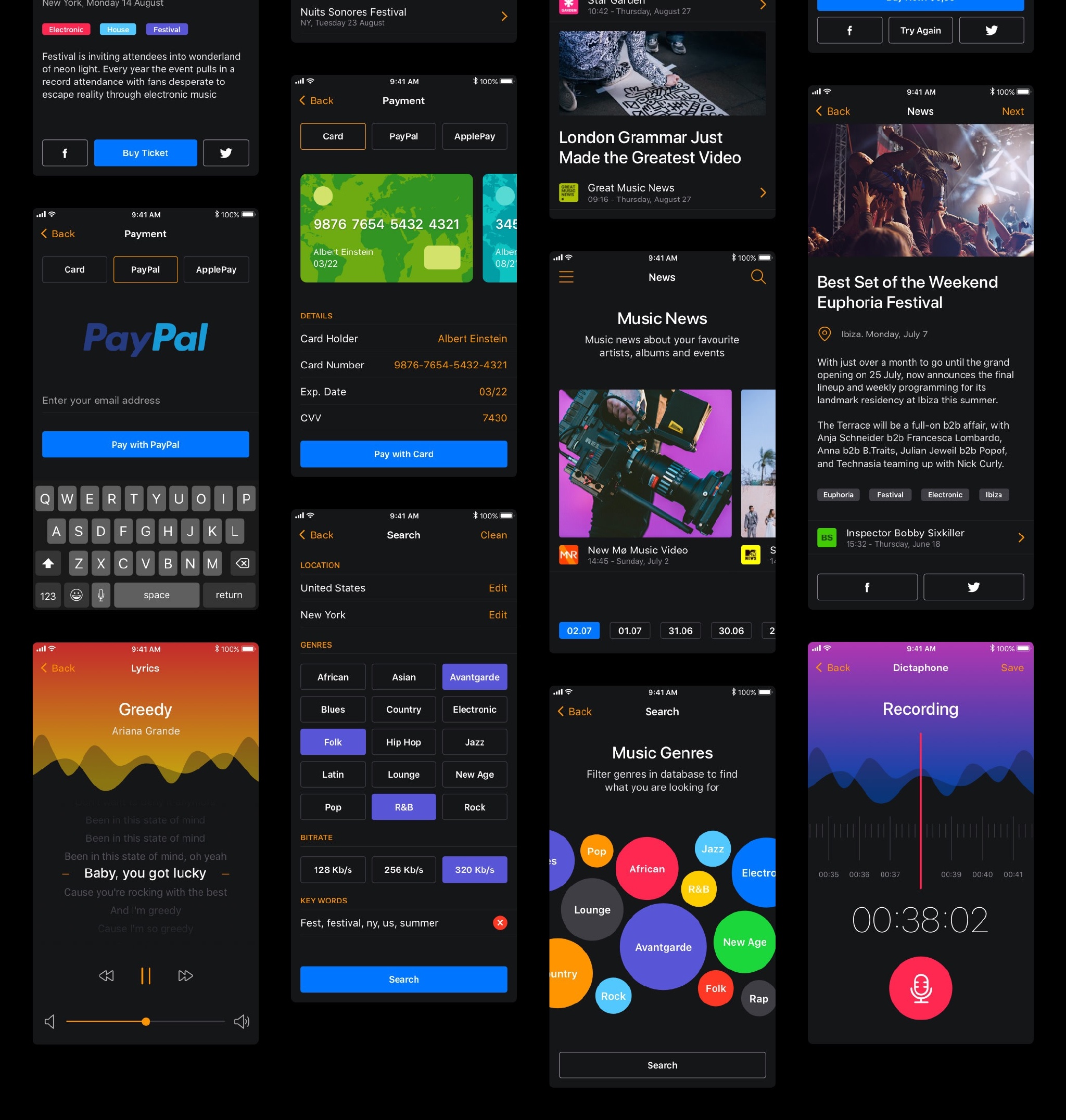 酷黑超逼格的音乐APP UI KITS套装素材下载<Sketch XD PSD></a>” width=”2048″ height=”2153″ /></p>
<p> </p>
<fieldset class=